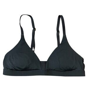 Pepper Limitless Wirefree Scoop Bra Extra Small XS Black Bralette